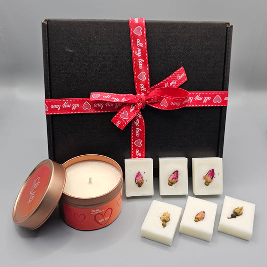 First Kiss Wax Melts and Travel Candle Set