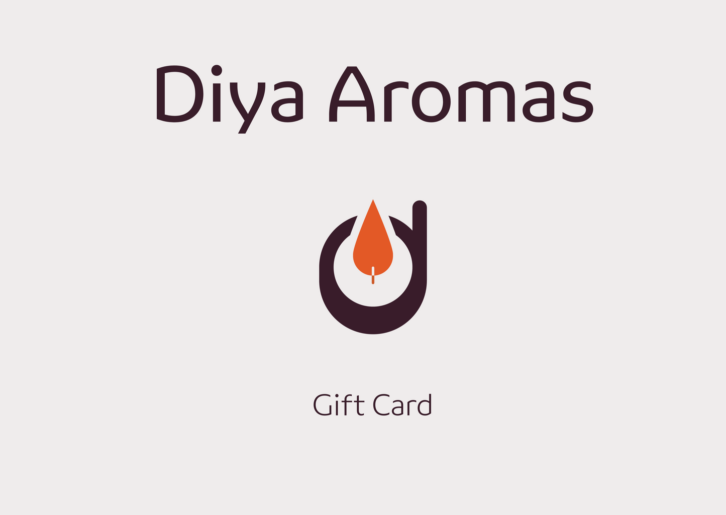 Diya Aromas Gift Card - Diya Aromas